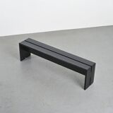 Solid pine bench, Les Arcs, circa 1973