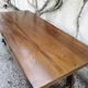 Large table and 2 benches brutalist design Olavi Hänninen