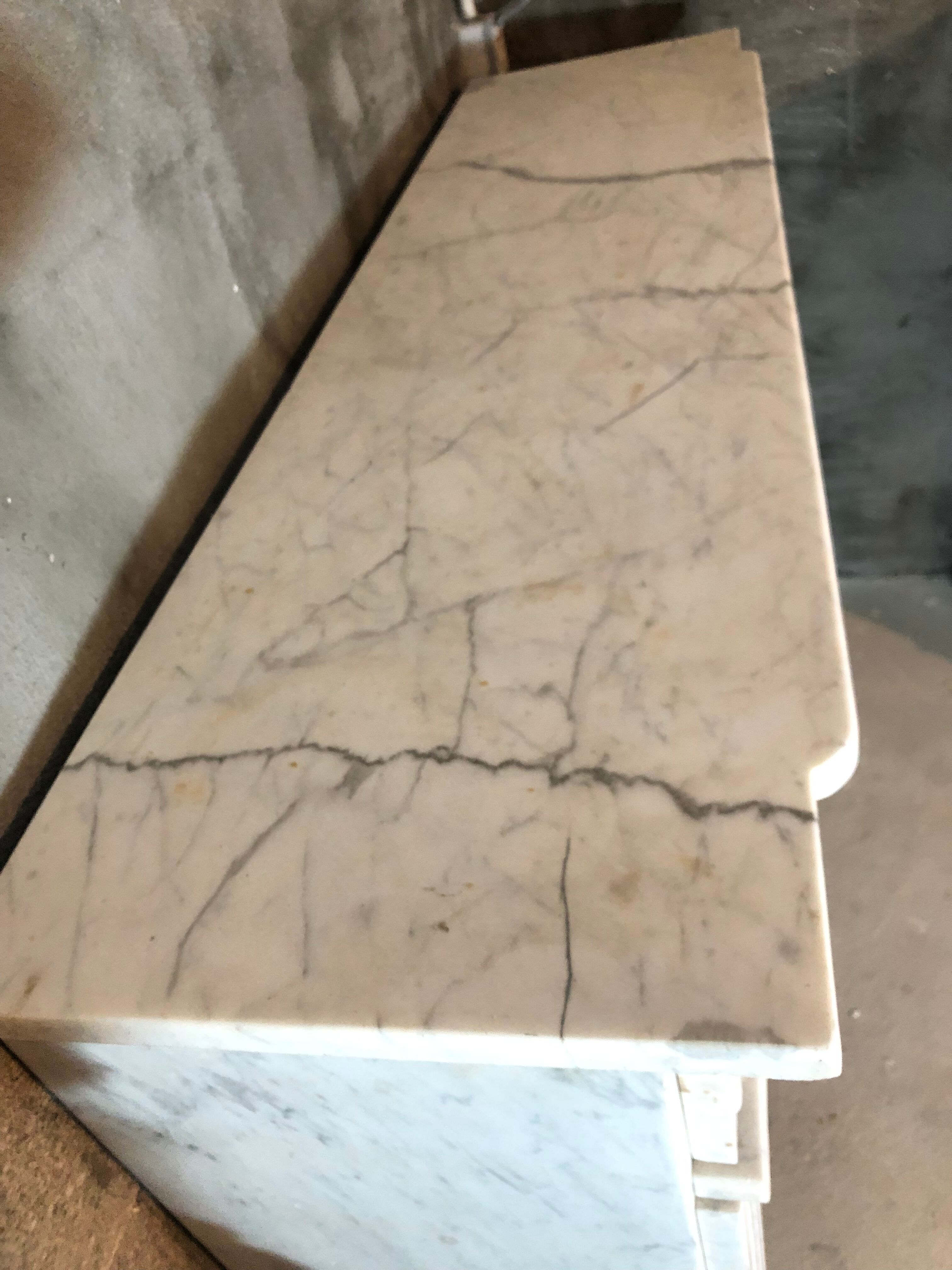 Old louis XVI style fireplace