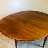 Scandinavian dining table, expandable in teak circa 60