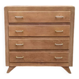 1960 compass foot chest of drawers