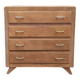 1960 compass foot chest of drawers