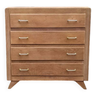 1960 compass foot chest of drawers