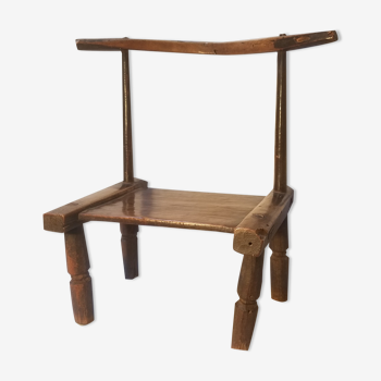 Ancienne chaise Baoulé, Côte d'Ivoire, milieu du XXème siècle
