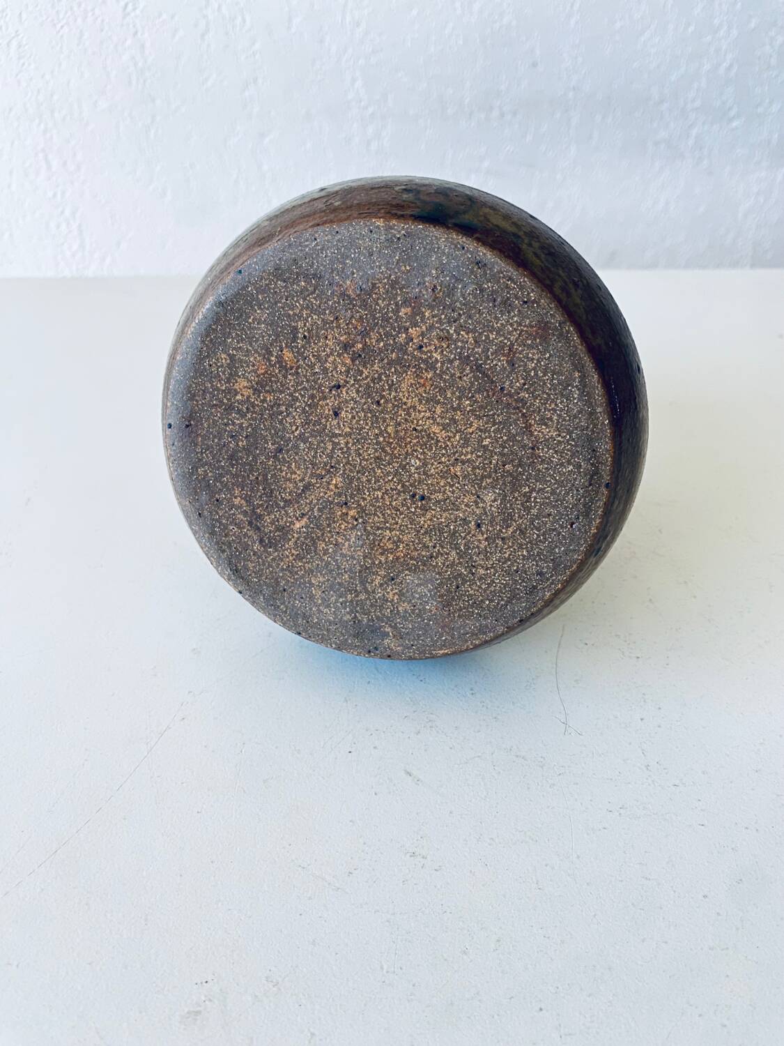 Stoneware candle holder