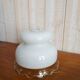 Abat jour opaline avec dorure
