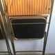 Paire de chaises Lafuma velours moutarde vintage 60/70’s