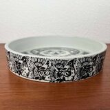 Modern Danish Flora bowl from the mid-century by Bjørn Wiinblad for Nymölle, Denmark, 1960s.