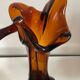 Duo de vases vintage en pâte de verre ambré