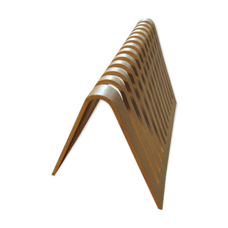 Porte-revues design en bois thermoformé | Selency