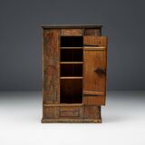 Cabinet Rustique de Travail Populaire, France, XVIIIe Siècle