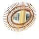 Rattan mirror 1968