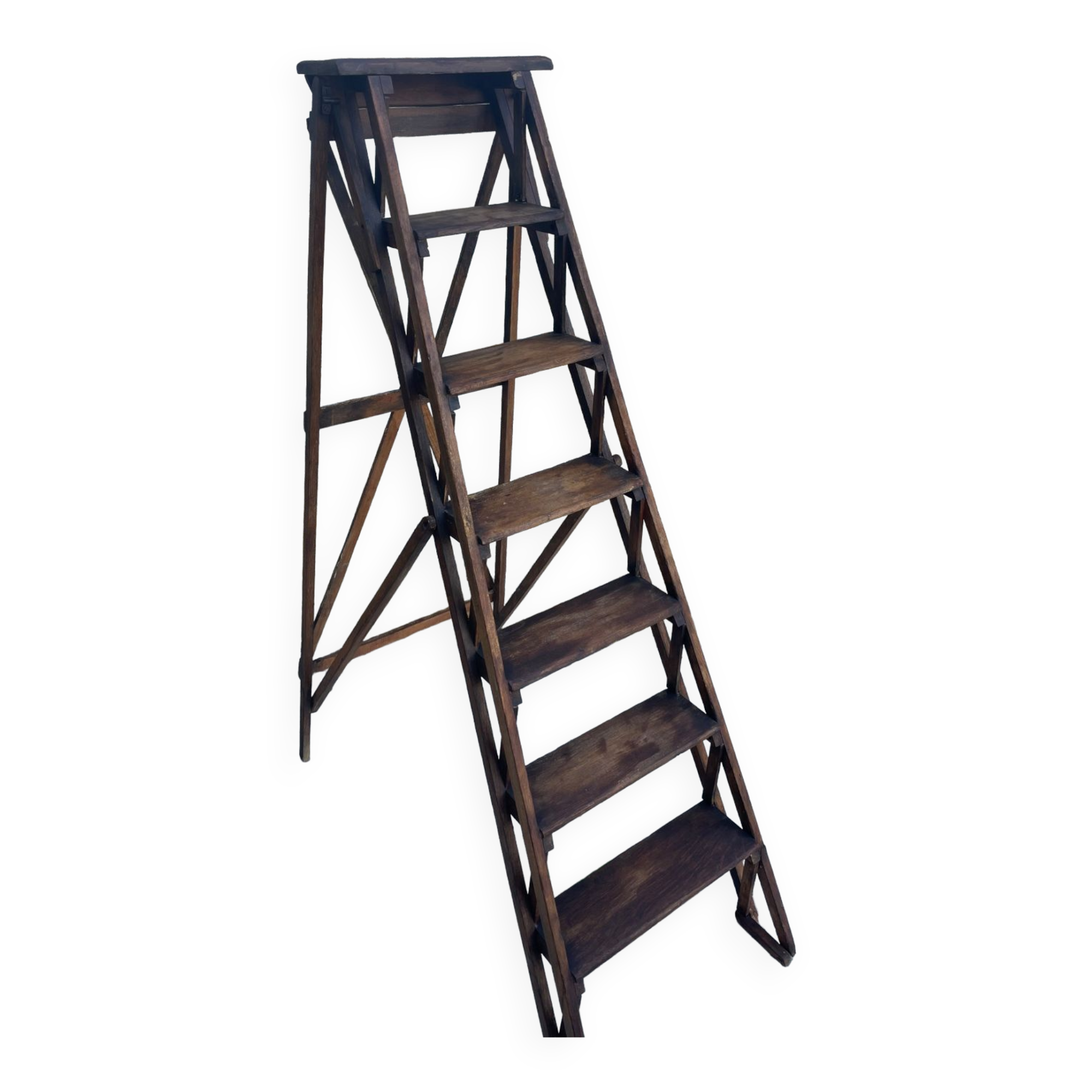 Decorative wooden ladder