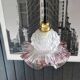 Vintage flower pendant light