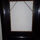 Mirror old black wood frame 46x57