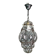 Venetian transparent lantern, Murano glass, Italy, 1970s