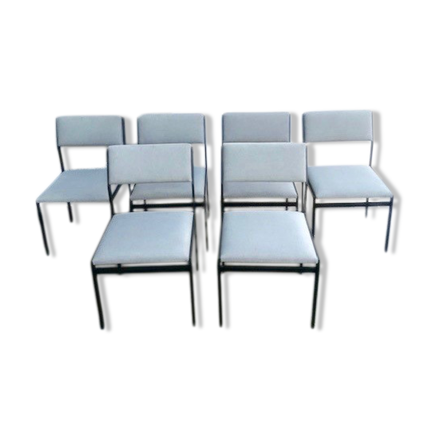 Suite of 6 chairs Cees Braakman "Japanese series" Pastoe editor