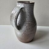 Glazed Ceramic Pitcher by Jeanne and Norbert Pierlot (Puisaye)