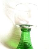 Set of 10 Alsatian Roemer glasses from the 1970s, height 16 cm.