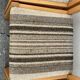 Suite of 4 chairs self beech brass and wool 1960