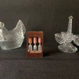 Old crystal egg server, 1920