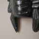 Decorative mask hand carved in tribal ethnic painted wood