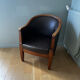 Fauteuil club art deco cuir