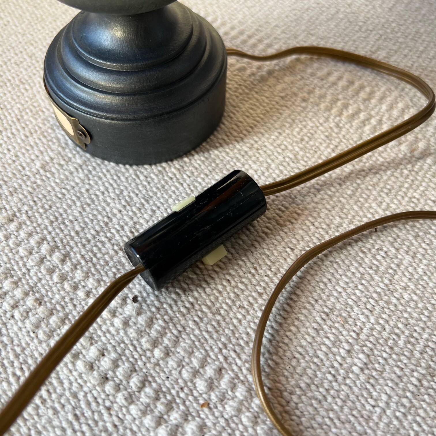 Vintage wooden lamp “Escale”