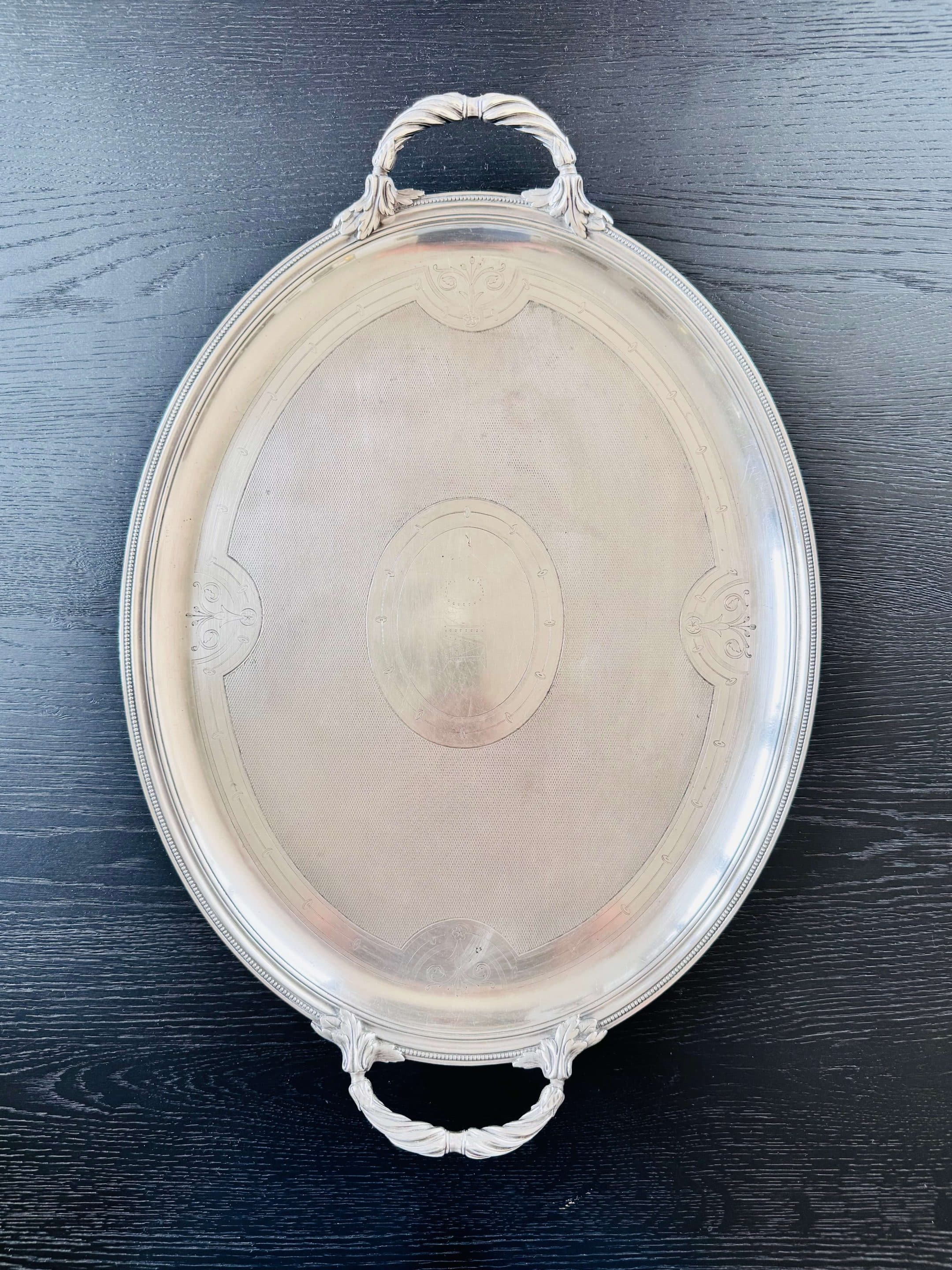 Christofle, serving tray 1900