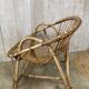 Pair of vintage rattan armchairs