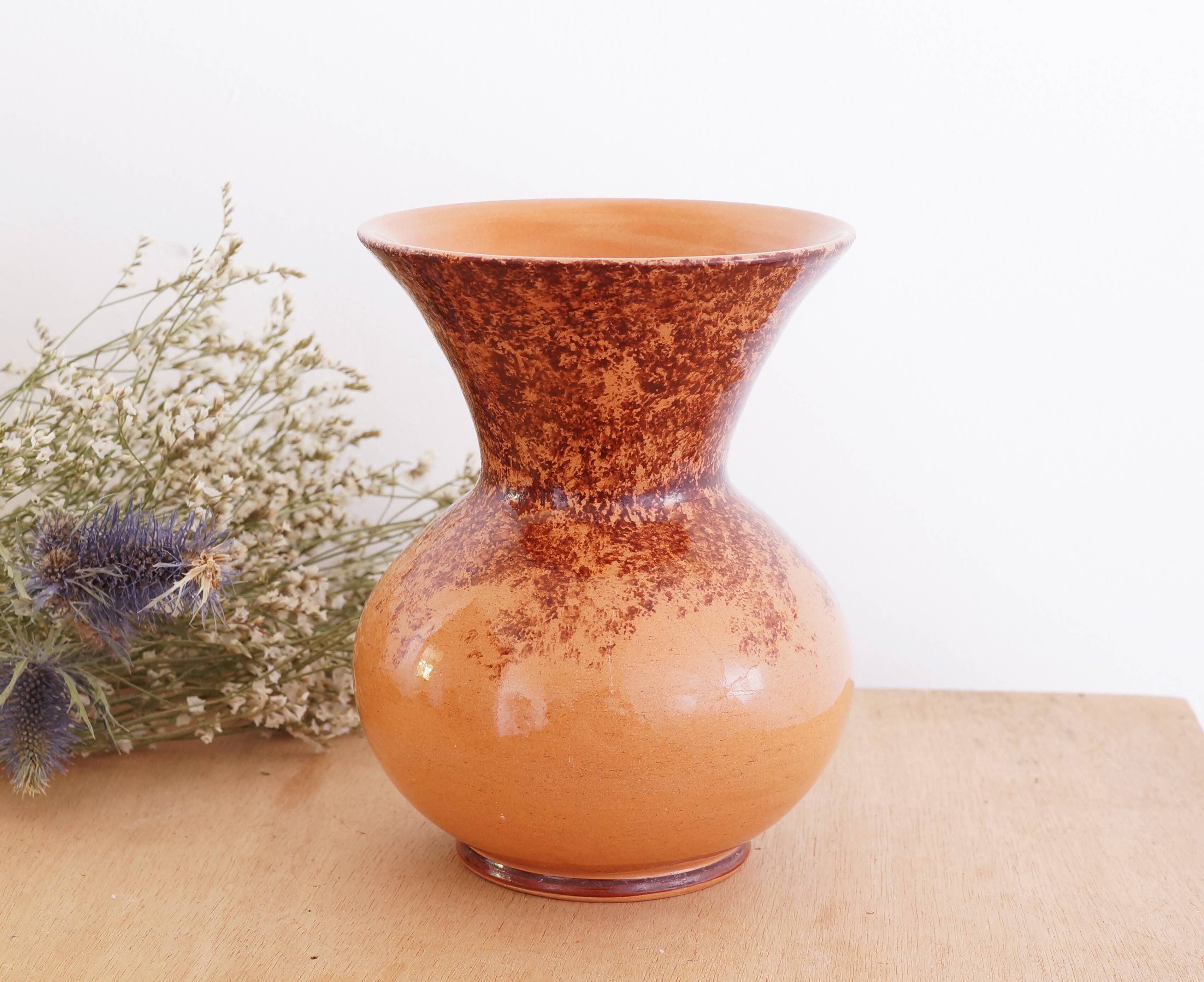 Vintage ceramic vase MYB Croix de Vie