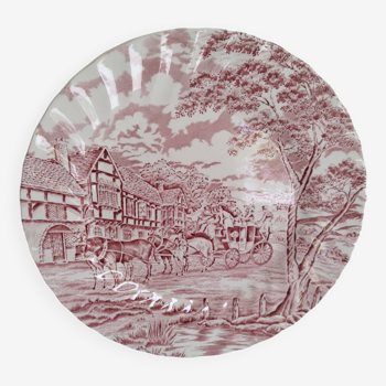 English earthenware dinner plate, Myott, Royal Mail