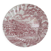 Assiette plate en faïence anglaise , Myott , Royal Mail