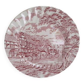 English earthenware dinner plate, Myott, Royal Mail