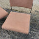 Lot de 4 chaises en métal chromé