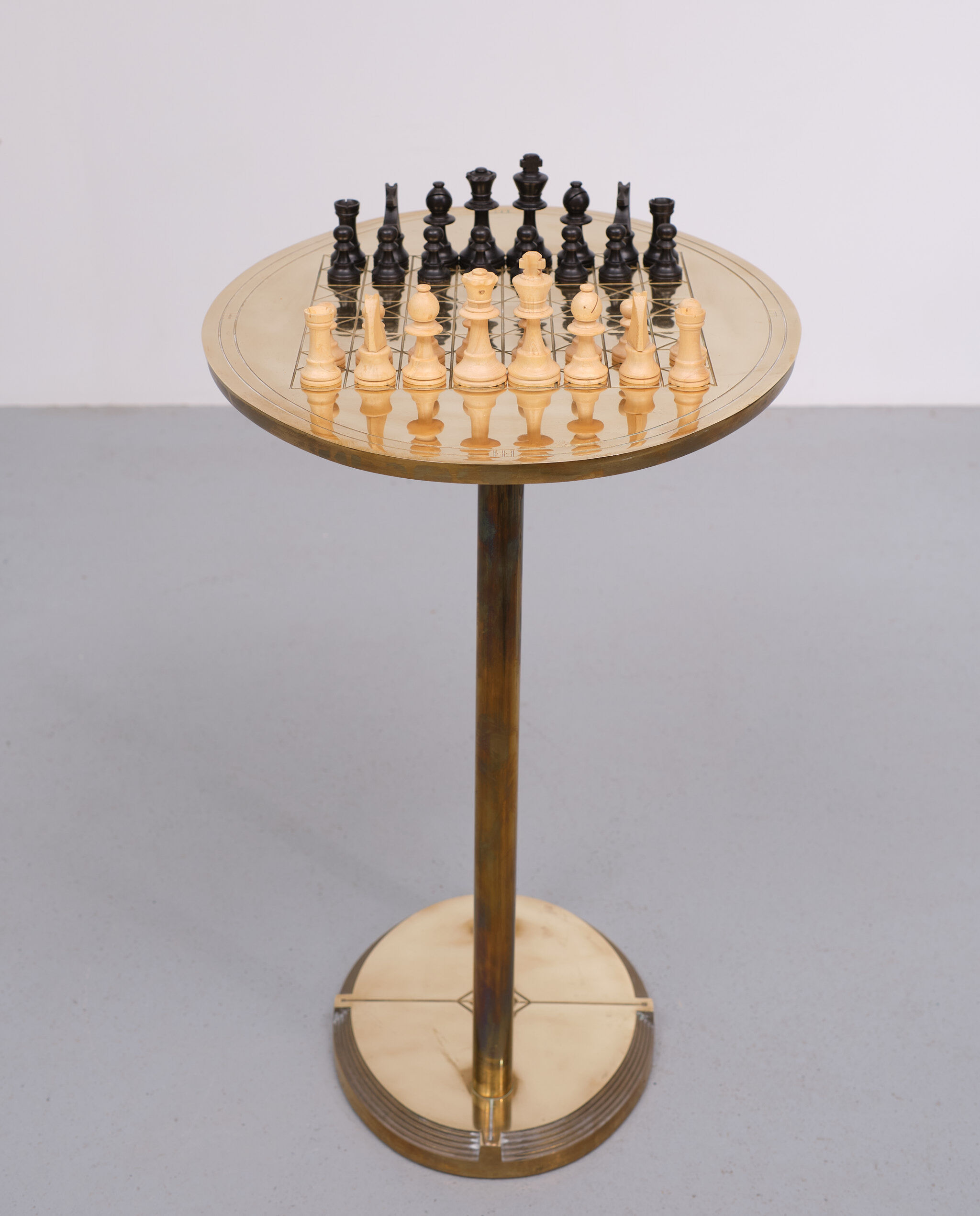 Solid Brass Chest Table Peter Ghyczy, 1970s