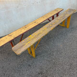 Folding beer garden benches