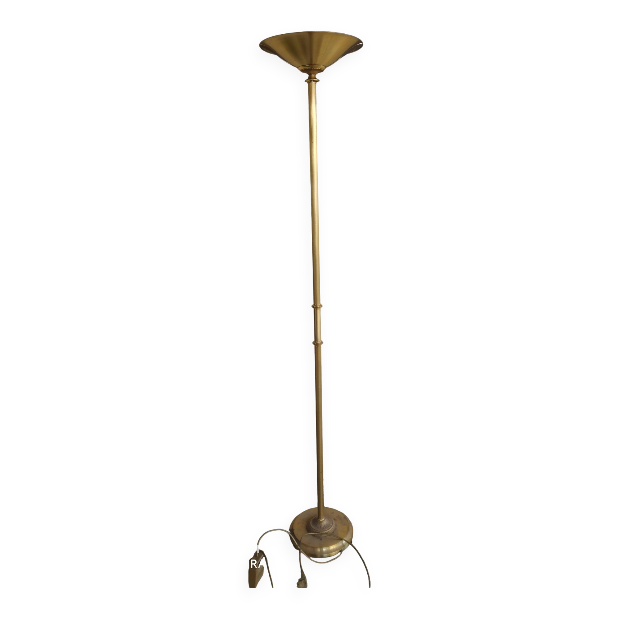 Vintage gold floor lamp