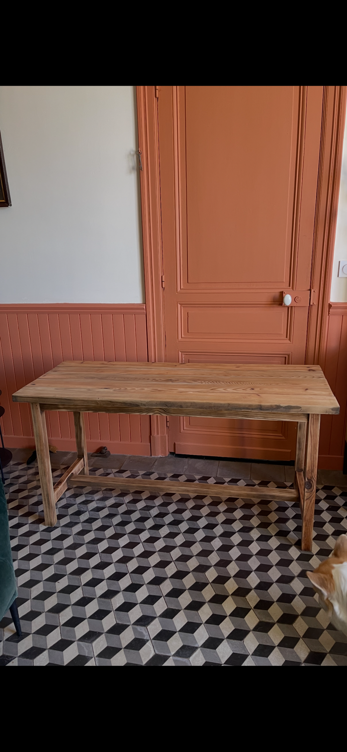 Renovated farmhouse table
