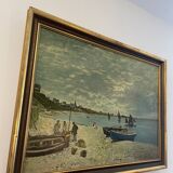 Reproduction Claude Monnet - “The beach of Saint Address”