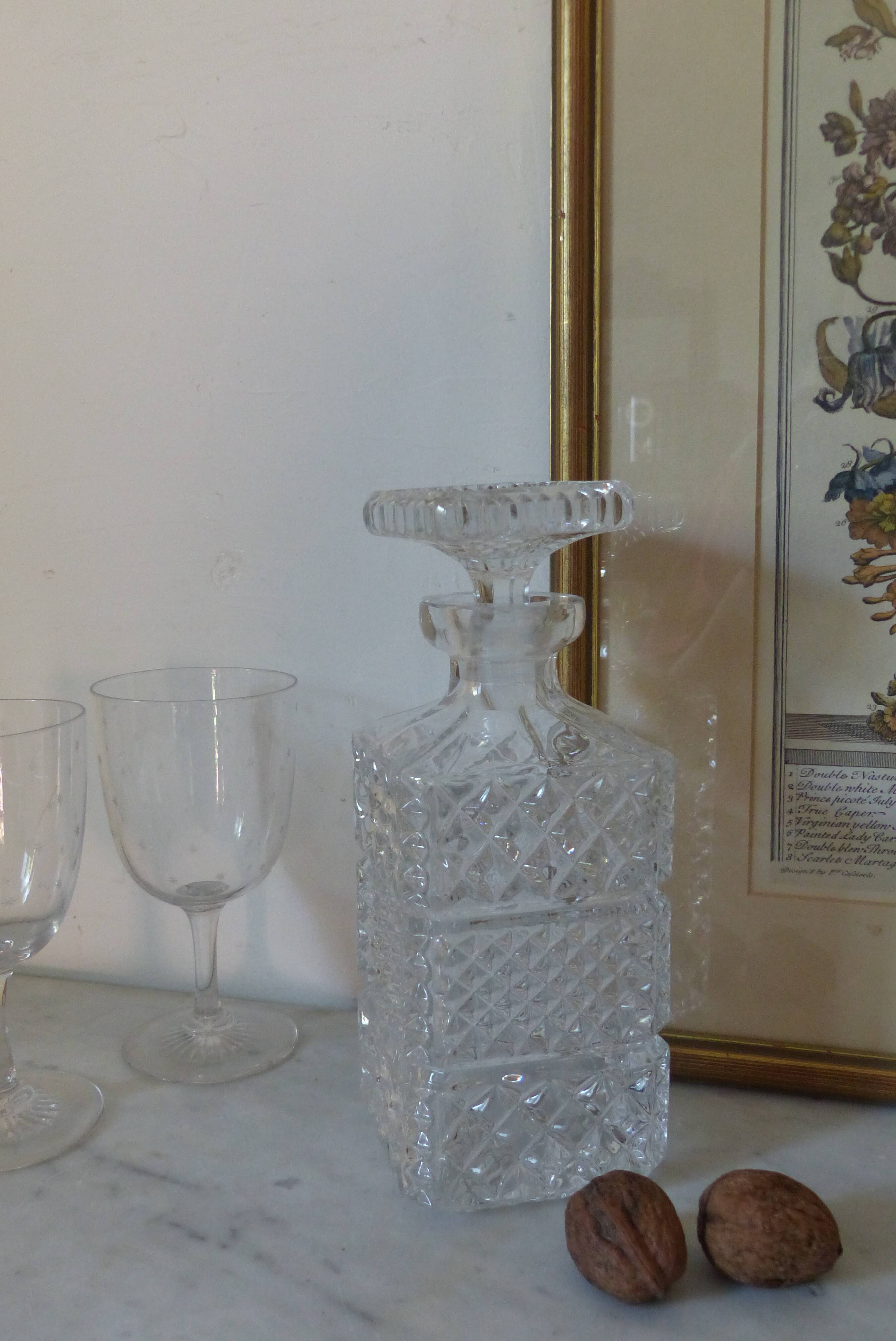 Crystal whisky carafe