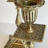 Antique Lion's Paw Candlesticks