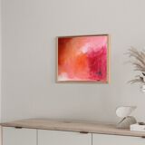 Peinture sur toile "lever du soleil "