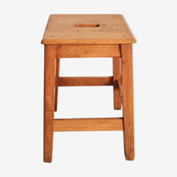 Old painter's stool notch - honey color