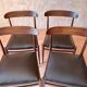 4 chaises scandinaves vintage design 1960 teck