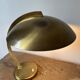 Bauhaus desk lamp in brass by Egon Hillebrand