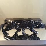 Art deco ceramic panther