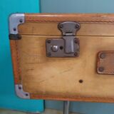 Old leather suitcase