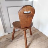 Pair of brutalist chairs
