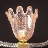 Charming Pink and Trasparent Murano Glass Chandelier by Barovier e Toso